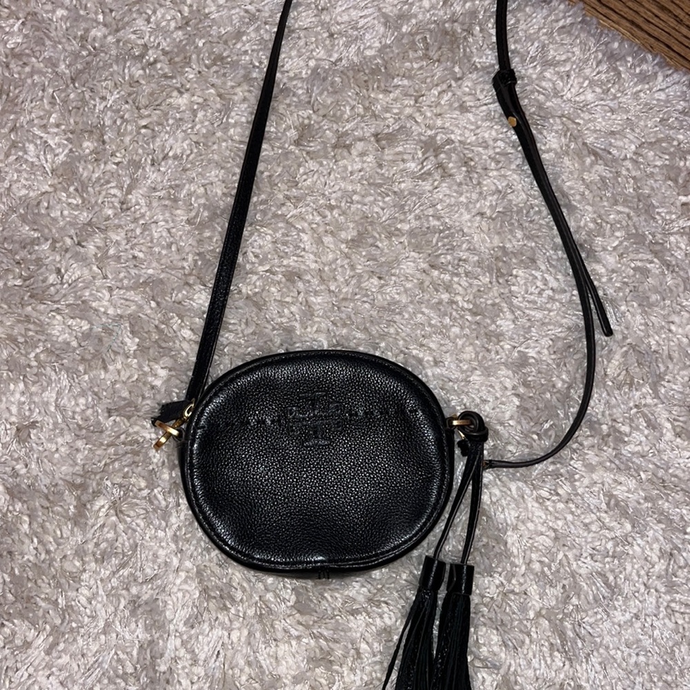 Small Round Black Tory Burch crossbody bag